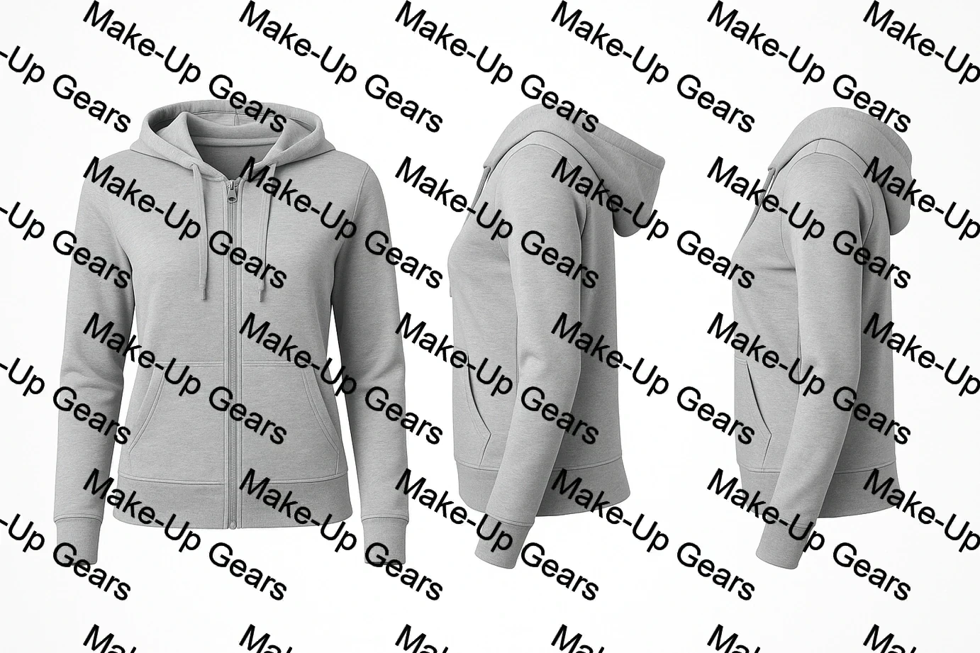 Cool Change Hoodie in heather grey — women’s golf hoodie with brushed fleece, raglan sleeves, and kangaroo pocket