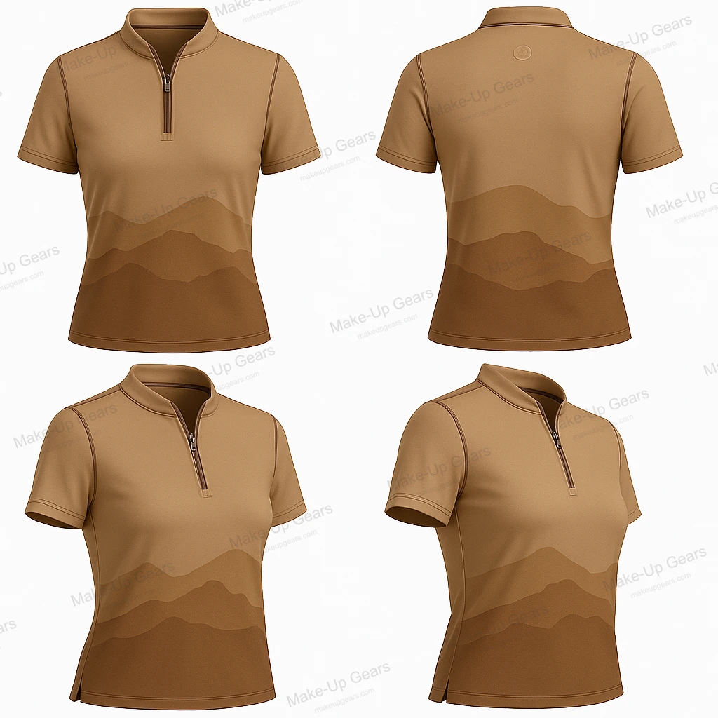 Bushscape ¼ Zip Polo – All Color Variants Included ART-MLGP-1206