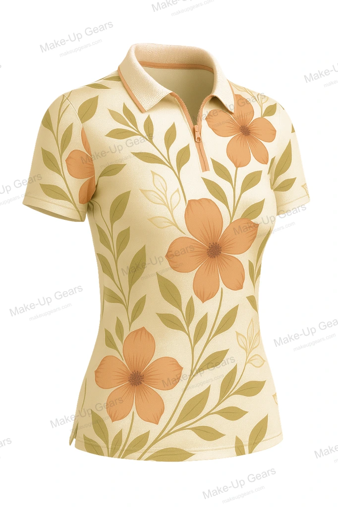 Driftwood ¼ Zip Polo – Peony Mist ART-MLGP-1220