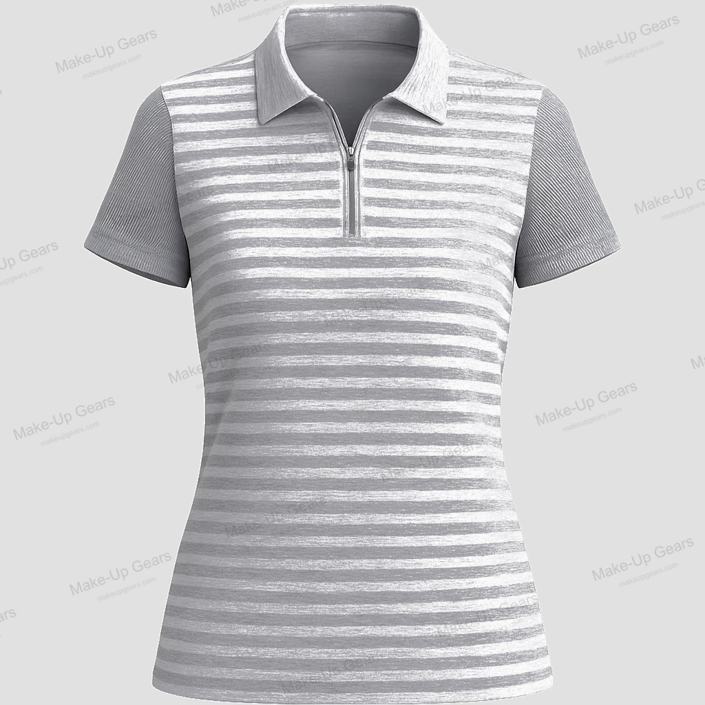 Desert Stripe Polo – Fog Stripe ART-MLGP-1242