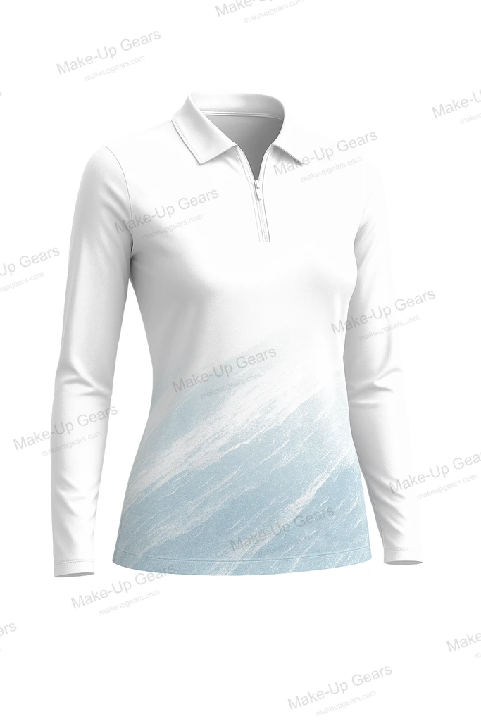 Frostline Zip Polo – Frost White ART-MLGP-1253