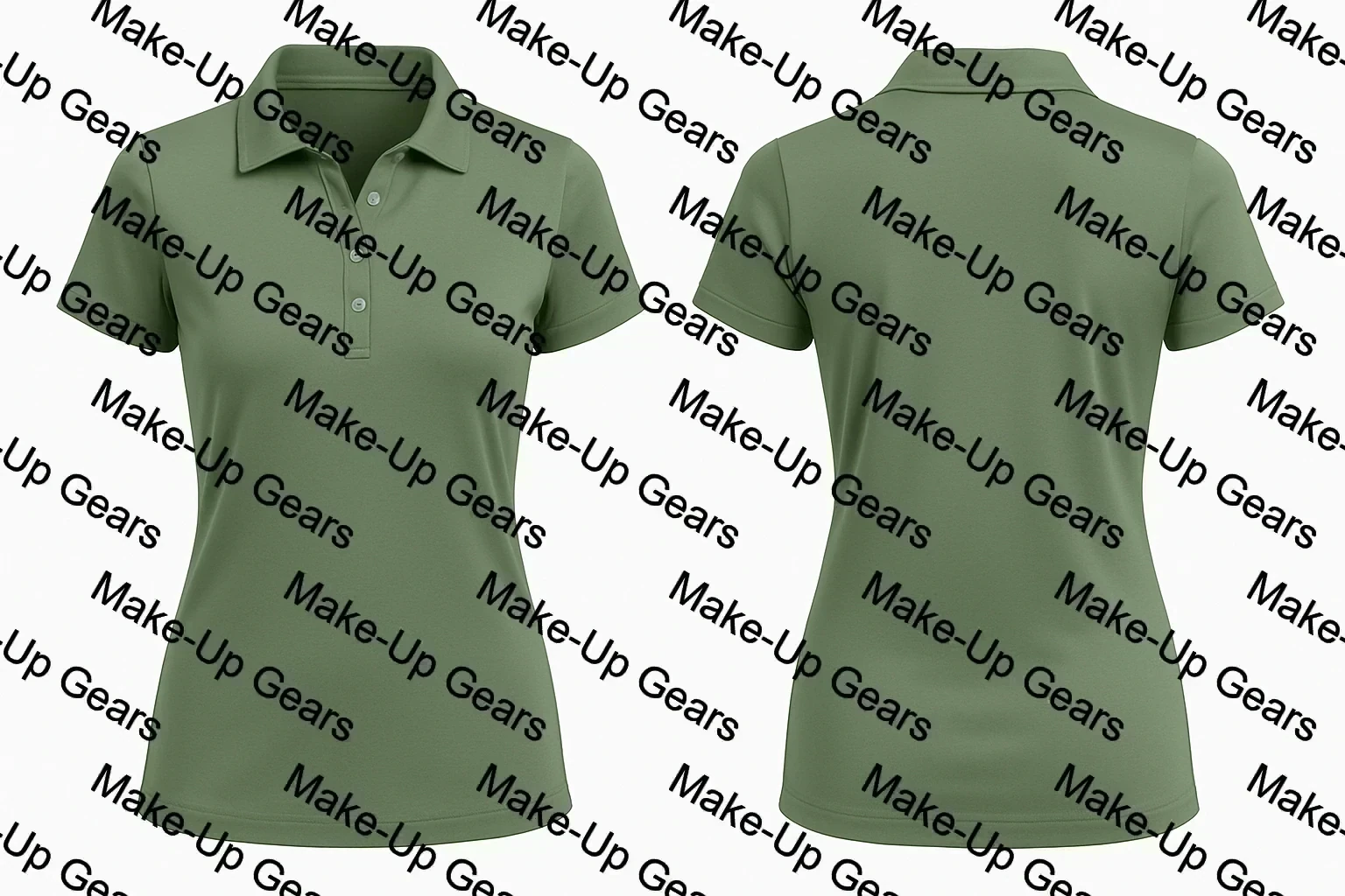 Ladies Golf Polo ART-MLGP-1116-SEA-GREEN — moisture-wicking, breathable