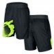 Black | Green Gym Short for Men