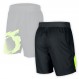 Black | Green Gym Short for Men