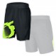 Black | Green Gym Short for Men