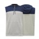 Blue | White Tech Stretch Sleeveless Hoodie for Men