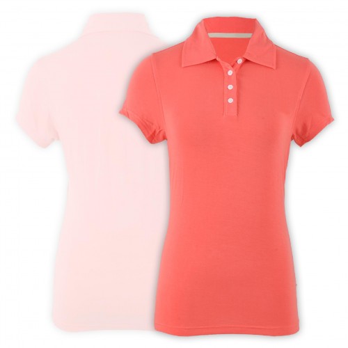 Orange Polo Shirt for Women