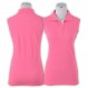 Pink Sleeveless Polo Shirt for Women