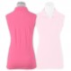 Pink Sleeveless Polo Shirt for Women