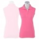 Pink Sleeveless Polo Shirt for Women